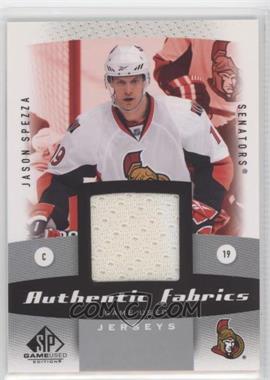 2010-11 SP Game Used Edition - Authentic Fabrics #AF-SP - Jason Spezza