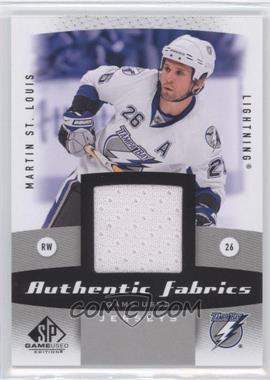 2010-11 SP Game Used Edition - Authentic Fabrics #AF-ST - Martin St. Louis