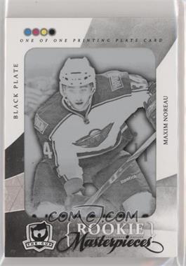2010-11 SP Game Used Edition - [Base] - The Cup Masterpieces Printing Plate Black Framed #SPGU-164 - Authentic Rookies - Maxim Noreau /1