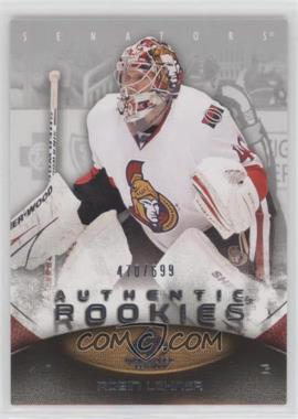 2010-11 SP Game Used Edition - [Base] #116 - Authentic Rookies - Robin Lehner /699