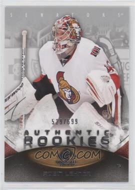 2010-11 SP Game Used Edition - [Base] #116 - Authentic Rookies - Robin Lehner /699