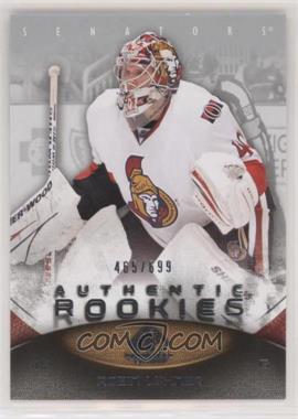 2010-11 SP Game Used Edition - [Base] #116 - Authentic Rookies - Robin Lehner /699