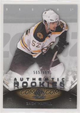 2010-11 SP Game Used Edition - [Base] #185 - Authentic Rookies - Zach Hamill /699