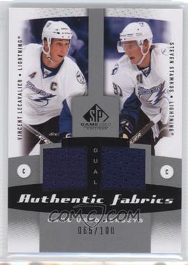 2010-11 SP Game Used Edition - Dual Authentic Fabrics #AF2-LS - Vincent Lecavalier, Steven Stamkos /100