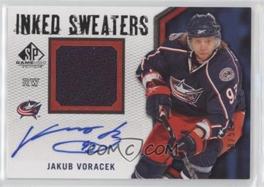 2010-11 SP Game Used Edition - Inked Sweaters #IS-JV - Jakub Voracek /50
