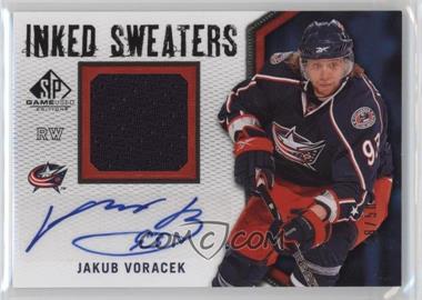 2010-11 SP Game Used Edition - Inked Sweaters #IS-JV - Jakub Voracek /50