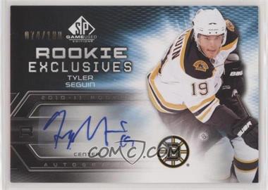 2010-11 SP Game Used Edition - Rookie Exclusives #RE-TS - Tyler Seguin /100