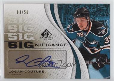 2010-11 SP Game Used Edition - SIGnificance #SIG-LC - Logan Couture /50