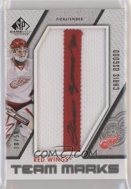 2010-11 SP Game Used Edition - Team Marks #TM-CO - Chris Osgood /50