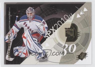 2010-11 SPx - [Base] #65 - Henrik Lundqvist