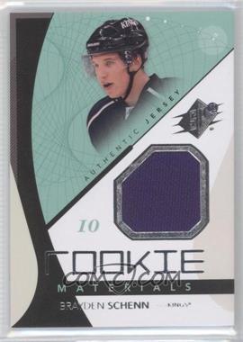 2010-11 SPx - Rookie Materials #RM-BS - Brayden Schenn