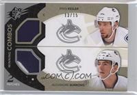 Ryan Kesler, Alexandre Burrows #/15