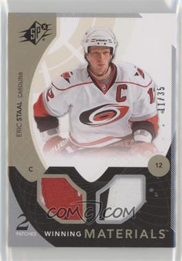 2010-11 SPx - Winning Materials - Patch #WM-ES - Eric Staal /35