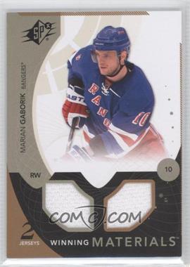 2010-11 SPx - Winning Materials #WM-MG - Marian Gaborik