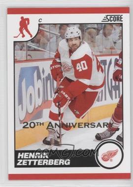 2010-11 Score - [Base] - 20th Anniversary #187 - Henrik Zetterberg