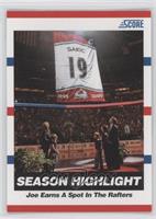 Season Highlight - Joe Earns a Spot in the Rafters (Joe Sakic)