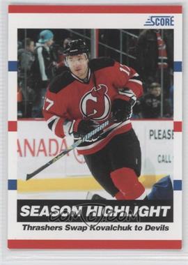 2010-11 Score - [Base] - Glossy #19 - Season Highlight - Thrashers Swap Kovalchuk to Devils