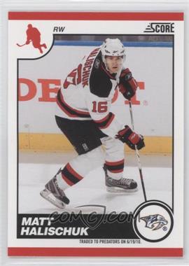 2010-11 Score - [Base] - Glossy #290 - Matt Halischuk