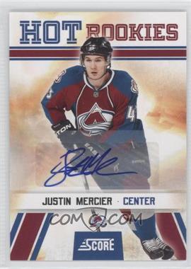 2010-11 Score - [Base] - Signatures #508 - Hot Rookies - Justin Mercier