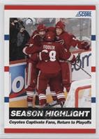 Season Highlight - Coyotes Captivate Fans, Return to Playoffs