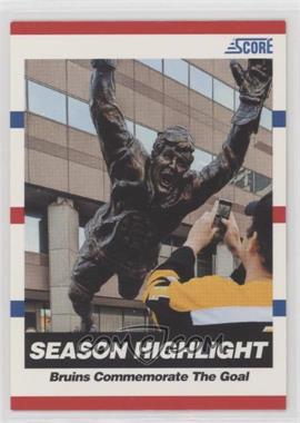 2010-11 Score - [Base] #24 - Season Highlight - Bruins Commemorate the Goal