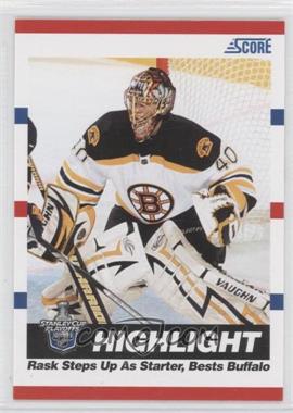 2010-11 Score - [Base] #488 - Stanley Cup Playoffs Highlight - Rask Steps Up As Starter, Bests Buffalo