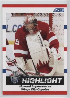 2010-11 Score - [Base] #493 - Stanley Cup Playoffs Highlight - Howard Impresses as Wings Clip Coyotes