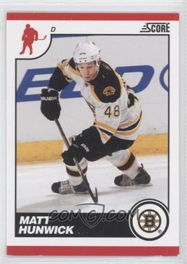 2010-11 Score - [Base] #74 - Matt Hunwick