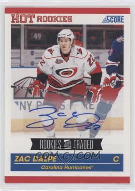 2010-11 Score Rookies & Traded - [Base] - Signatures #595 - Zac Dalpe