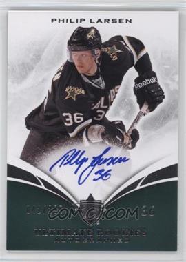 2010-11 Ultimate Collection - [Base] #113 - Ultimate Rookies Autographed - Philip Larsen /299