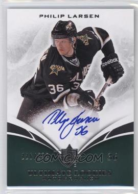 2010-11 Ultimate Collection - [Base] #113 - Ultimate Rookies Autographed - Philip Larsen /299