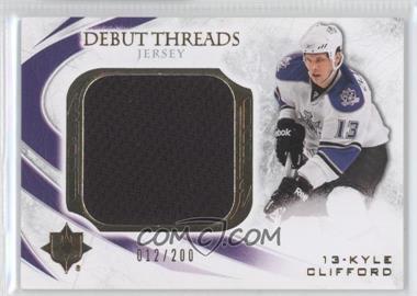 2010-11 Ultimate Collection - Debut Threads - Jersey #DT-KC - Kyle Clifford /200