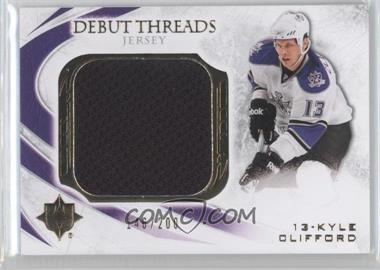 2010-11 Ultimate Collection - Debut Threads - Jersey #DT-KC - Kyle Clifford /200