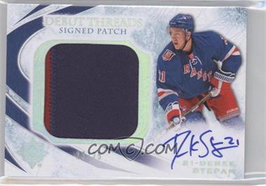 2010-11 Ultimate Collection - Debut Threads - Signed Patch #SDT-DS - Derek Stepan /25