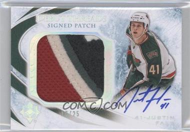 2010-11 Ultimate Collection - Debut Threads - Signed Patch #SDT-JF - Justin Falk /25