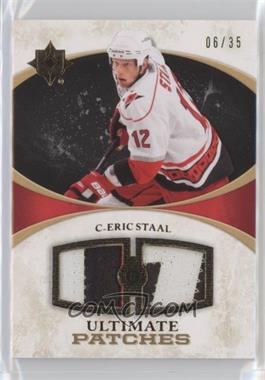 2010-11 Ultimate Collection - Ultimate Jerseys - Patches #UJ-ES - Eric Staal /35