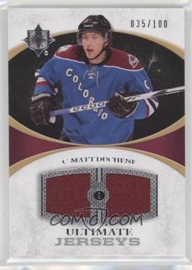 2010-11 Ultimate Collection - Ultimate Jerseys #UJ-MD - Matt Duchene /100