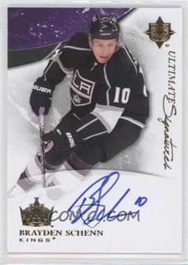 2010-11 Ultimate Collection - Ultimate Signatures #US-BS - Brayden Schenn