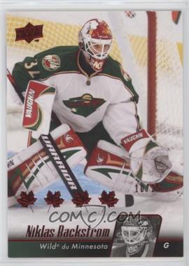 2010-11 Upper Deck - [Base] - French Red #102 - Niklas Backstrom /25