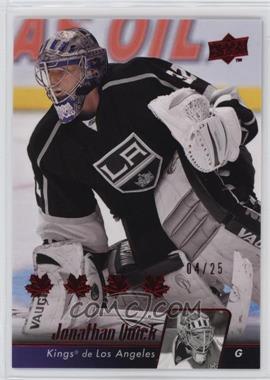 2010-11 Upper Deck - [Base] - French Red #113 - Jonathan Quick /25