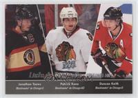 Checklist - Jonathan Toews, Patrick Kane, Duncan Keith