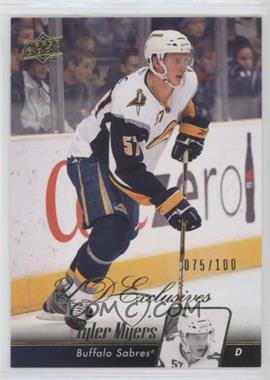 2010-11 Upper Deck - [Base] - UD Exclusives #177 - Tyler Myers /100