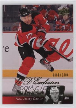 2010-11 Upper Deck - [Base] - UD Exclusives #368 - Ilya Kovalchuk /100