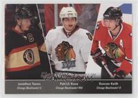 Checklist - Jonathan Toews, Patrick Kane, Duncan Keith