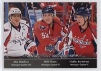 Checklist - Alex Ovechkin, Mike Green, Nicklas Backstrom