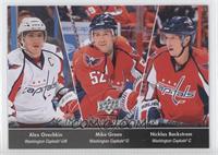 Checklist - Alex Ovechkin, Mike Green, Nicklas Backstrom