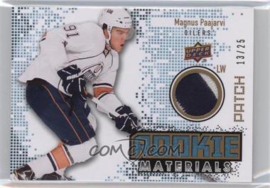 2010-11 Upper Deck - Rookie Materials - Patch #RM-MP - Magnus Paajarvi /25