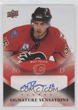 2010-11 Upper Deck - Signature Sensations #SS-MP - Matt Pelech