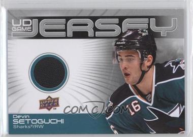 2010-11 Upper Deck - UD Game Jersey Series 1 #GJ-DS - Devin Setoguchi