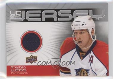 2010-11 Upper Deck - UD Game Jersey Series 1 #GJ-WE - Stephen Weiss